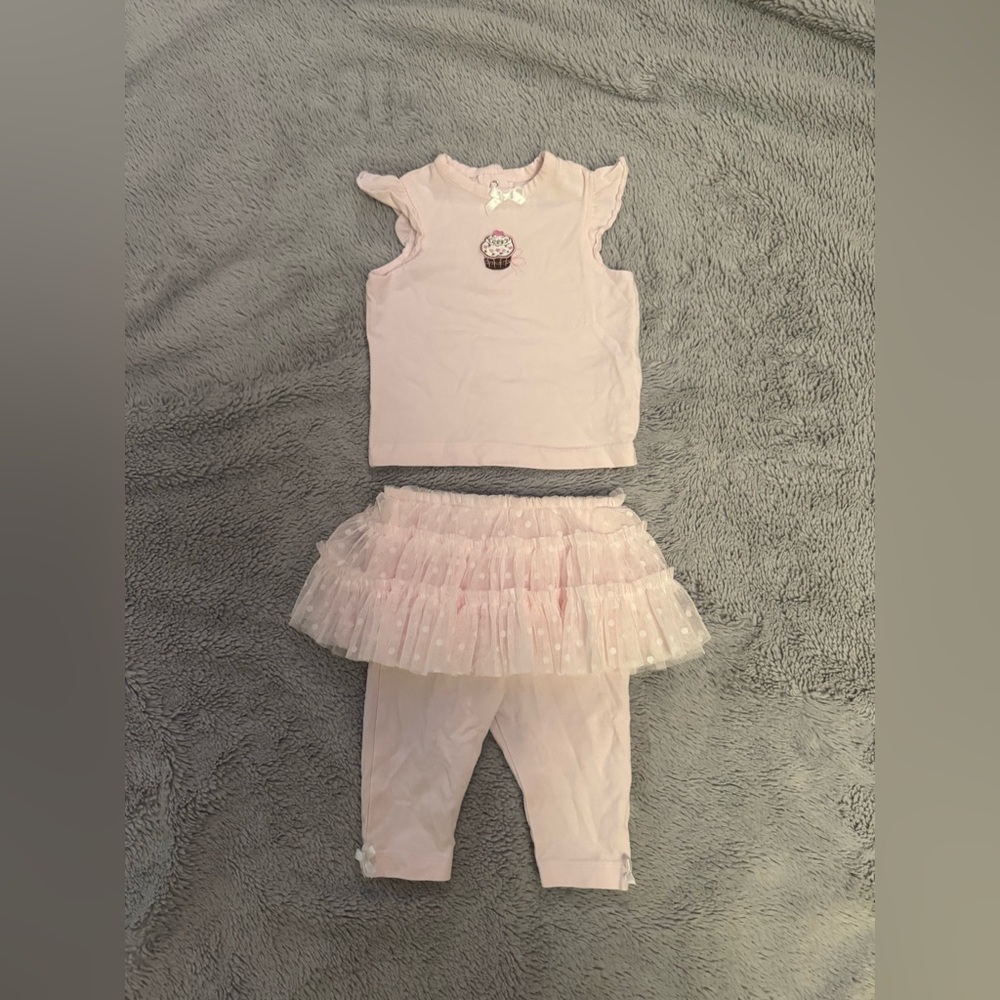 Little Me Pink Cupcake Matching Set
